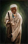Begging African Man Portrait